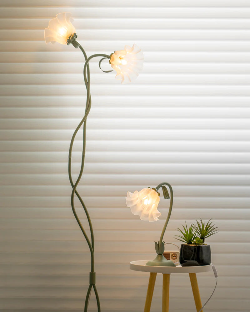 Lily of the Valley Flowers Floor Lamp