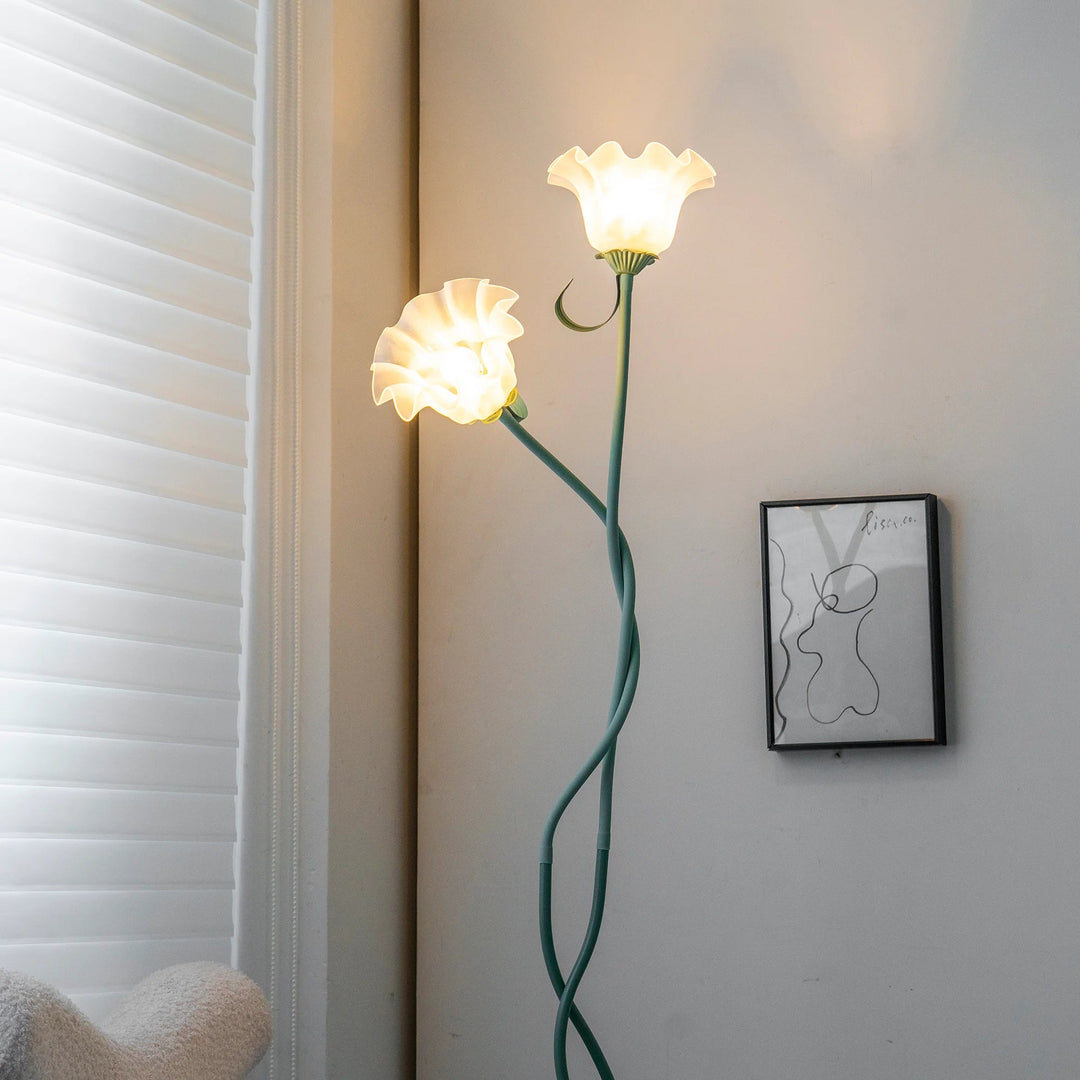 Lily of the Valley Flowers Floor Lamp