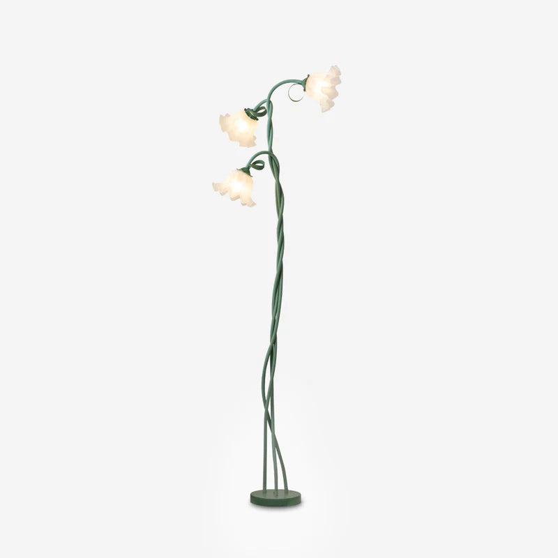 Lily of the Valley Flowers Floor Lamp