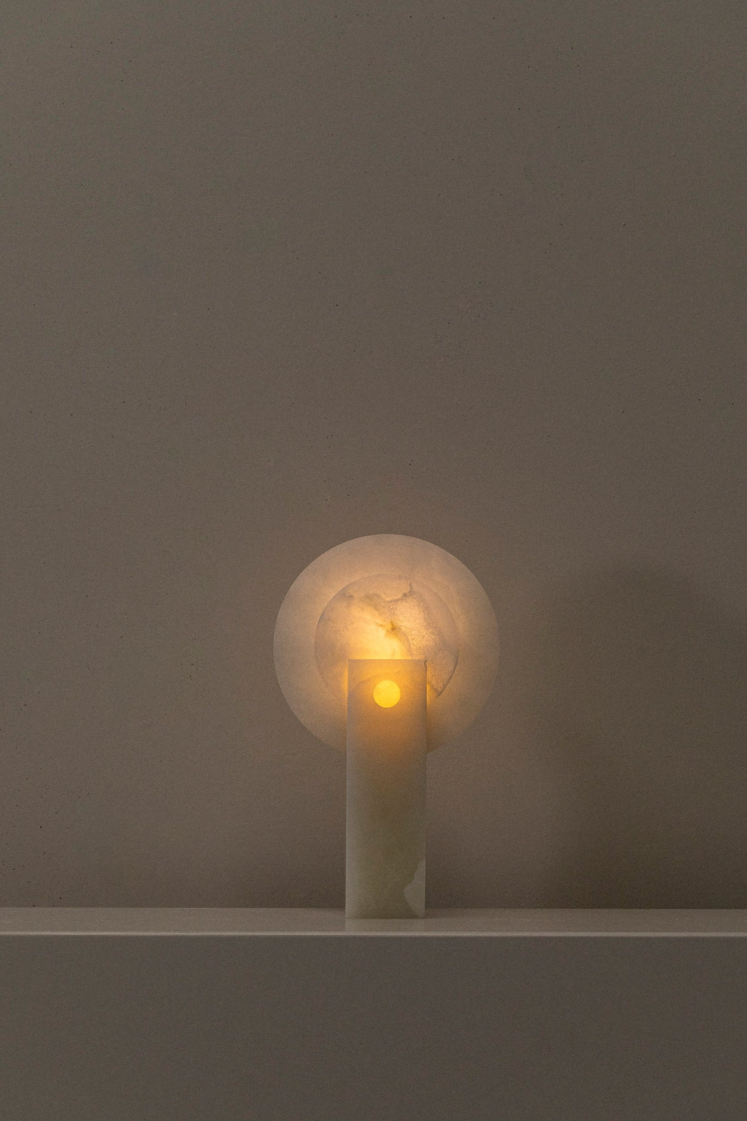 Addition Alabaster Table Lamp
