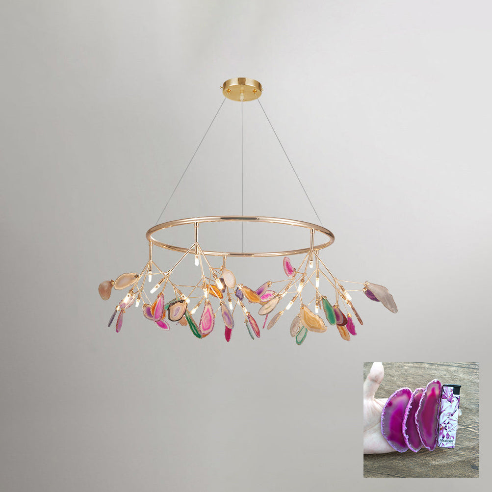 Candra Agates Chandelier