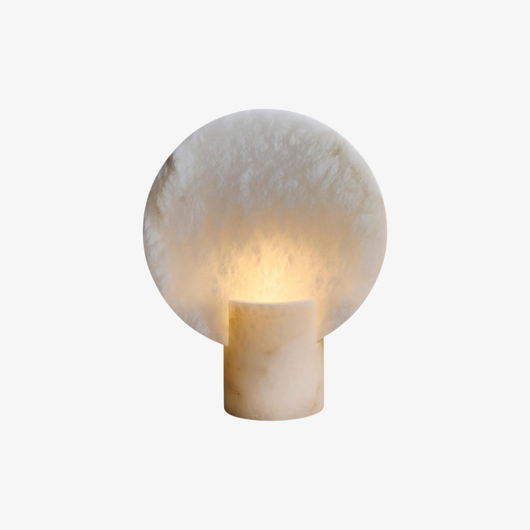 Alabaster Screen Table Lamp