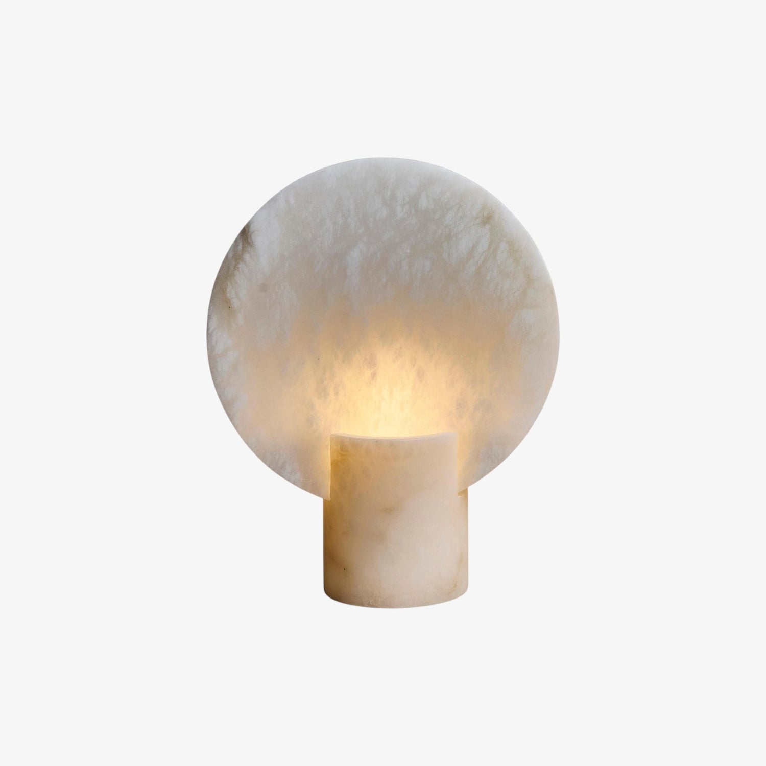 Alabaster Screen Table Lamp
