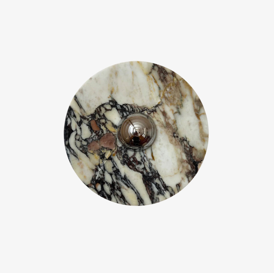 Calacatta Oro Round Sconce