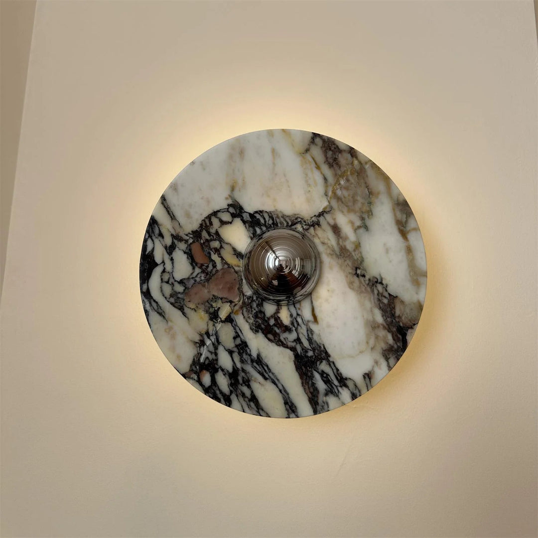 Calacatta Oro Round Sconce