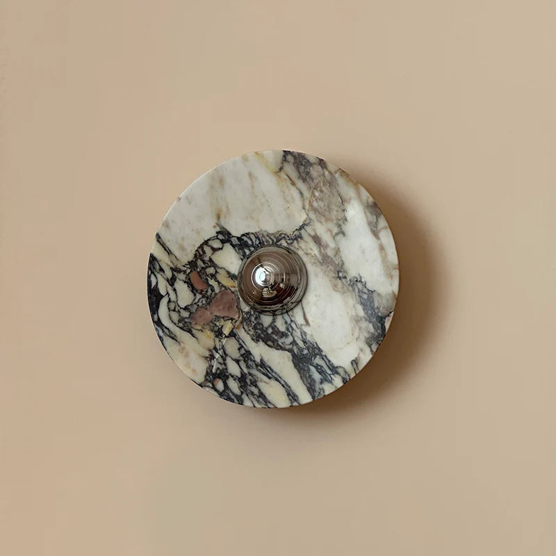 Calacatta Oro Round Sconce