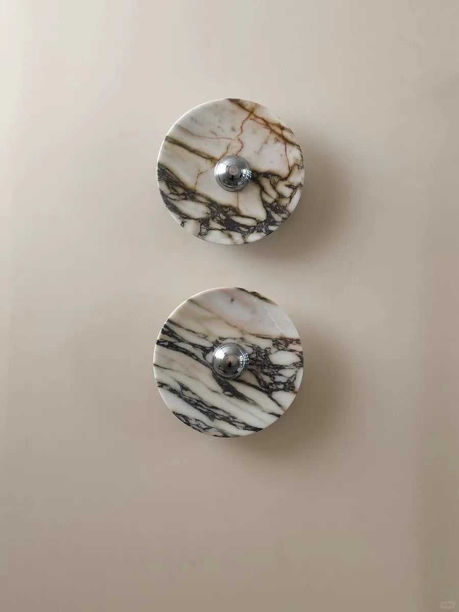 Calacatta Oro Round Sconce