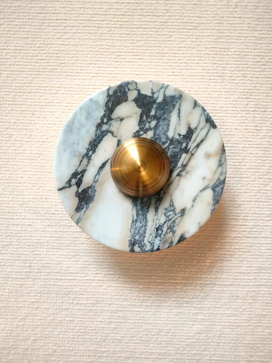 Calacatta Oro Round Sconce