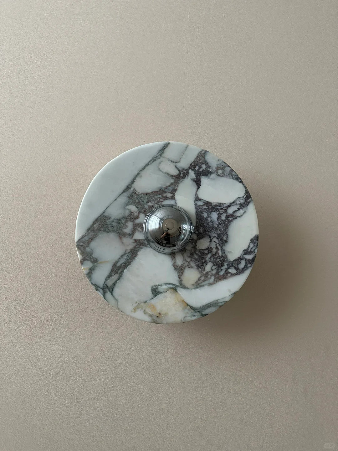 Calacatta Oro Round Sconce