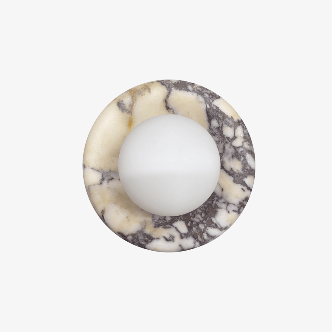 Calacatta Viola Marble Bowl Sconce