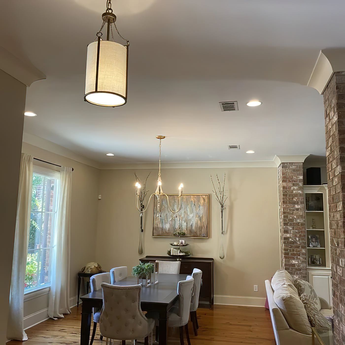 French Brass Chandelier