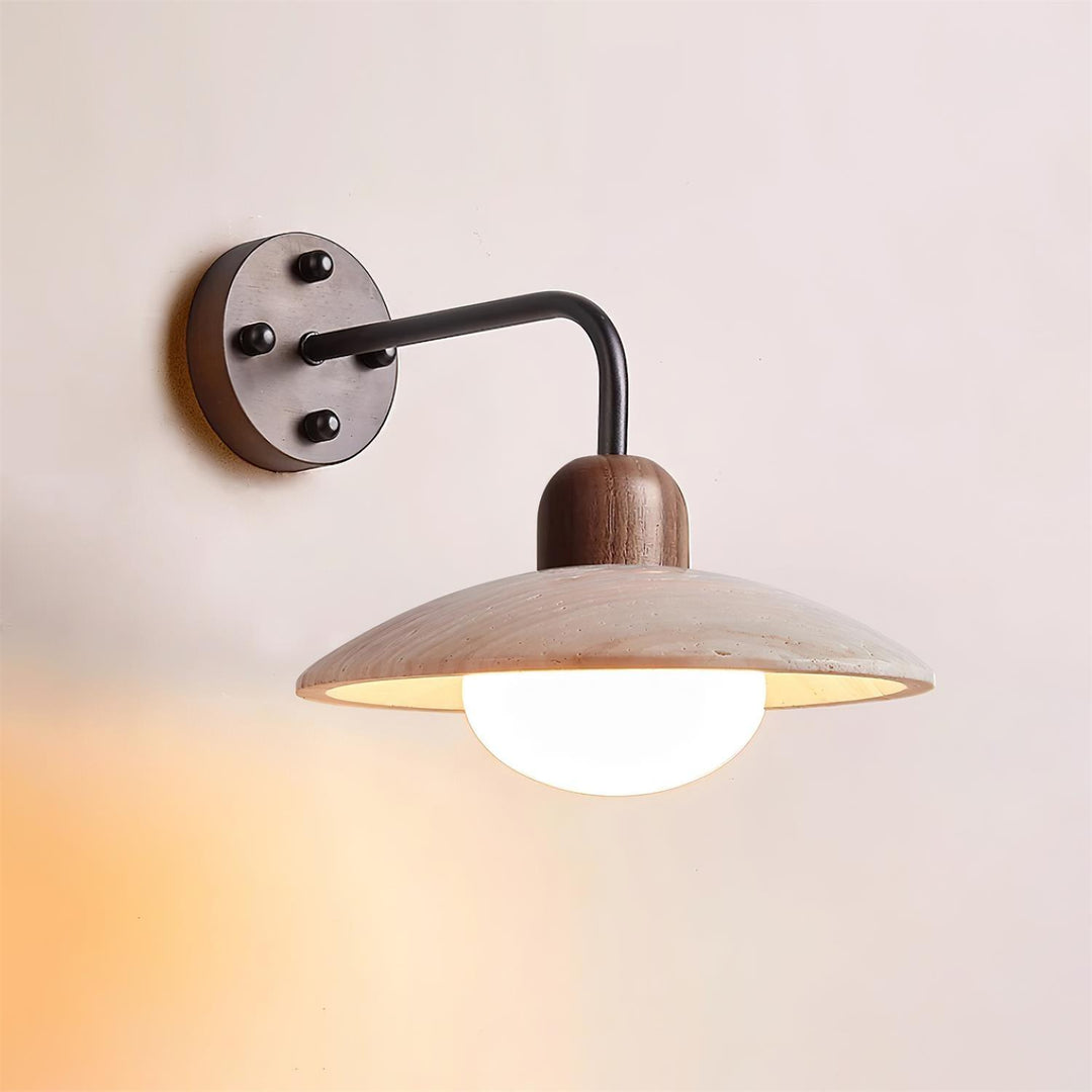 Claudie Travertine Wall Sconce