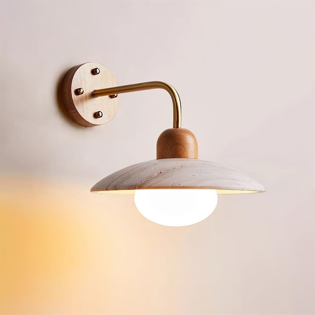 Claudie Travertine Wall Sconce