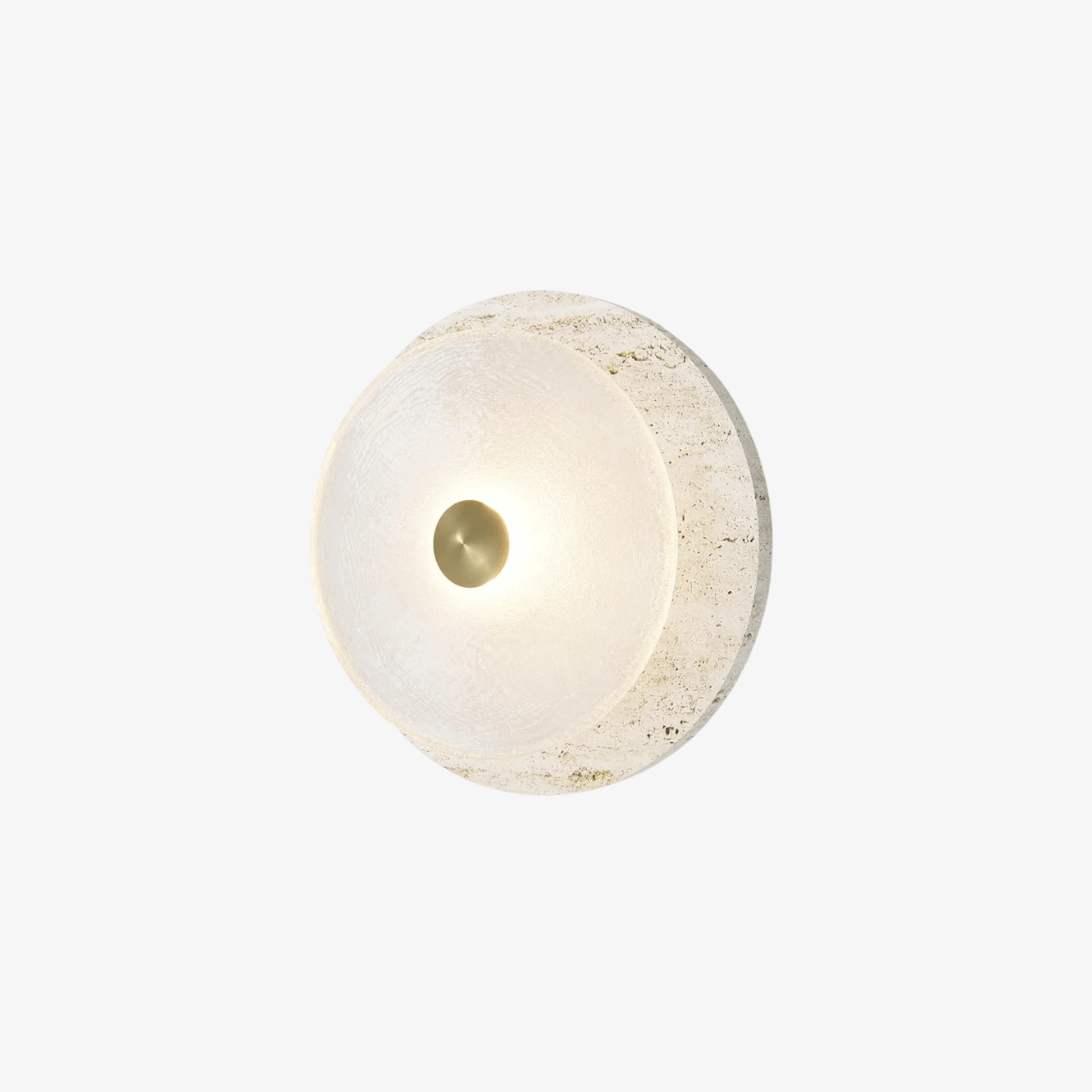 Coral Travertine Wall Sconce
