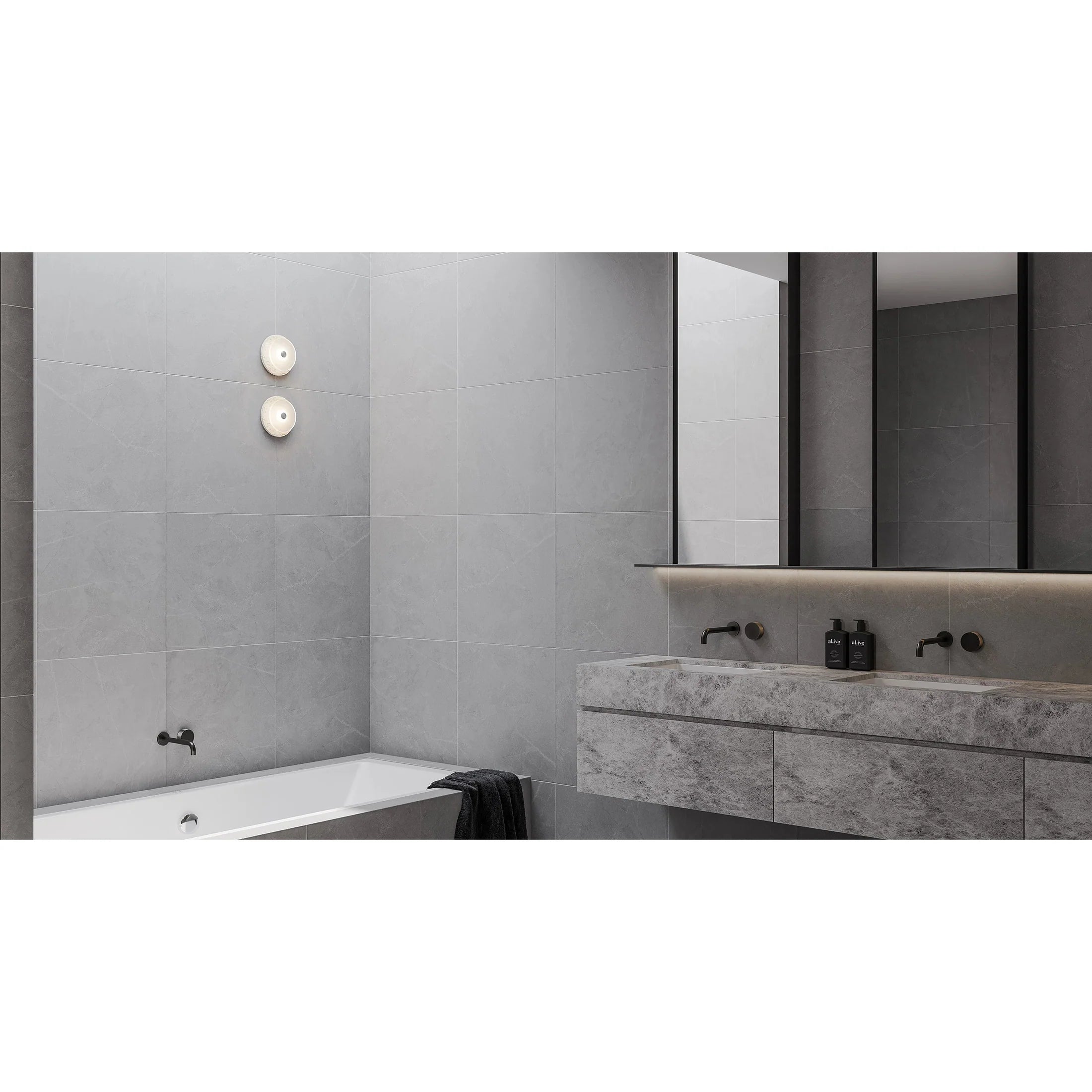 Coral Travertine Wall Sconce