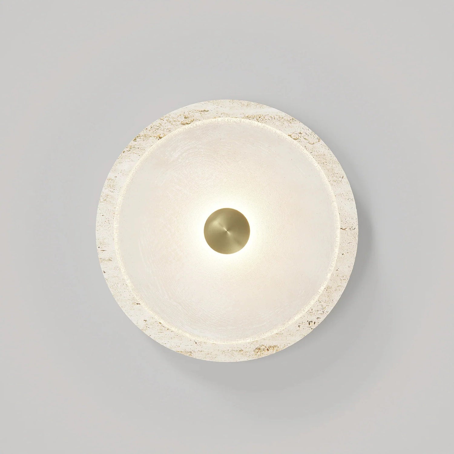 Coral Travertine Wall Sconce