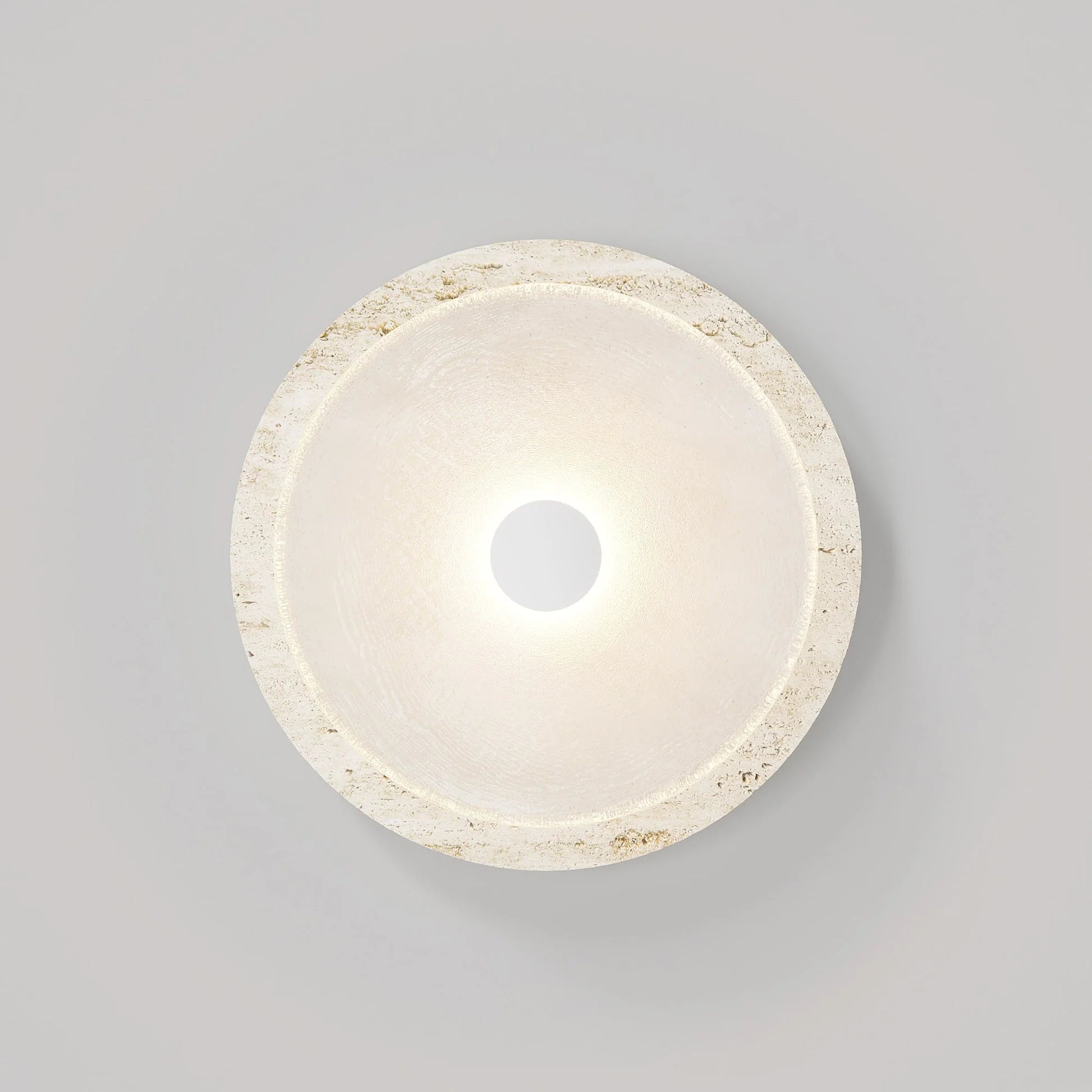 Coral Travertine Wall Sconce