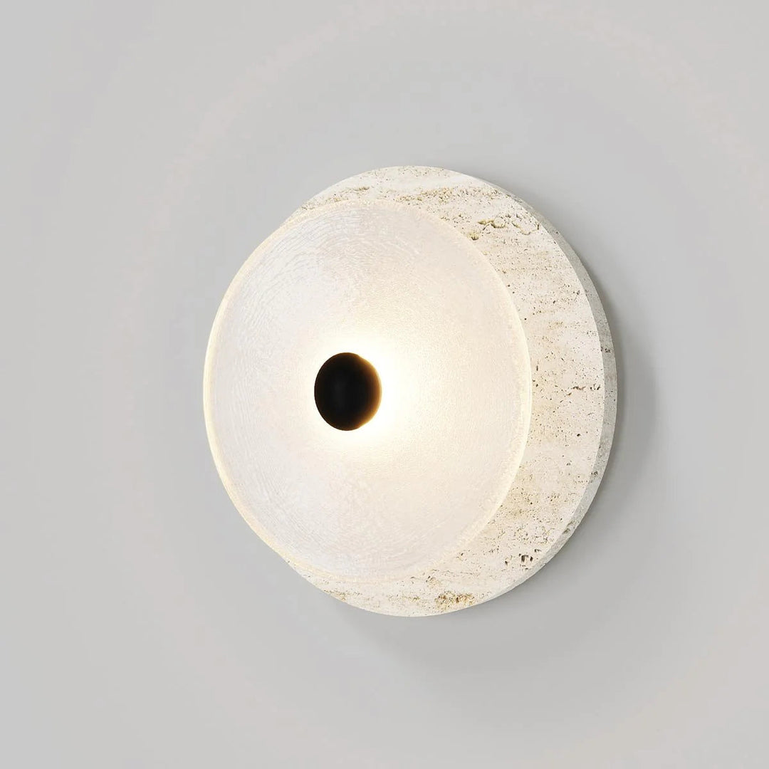 Coral Travertine Wall Sconce