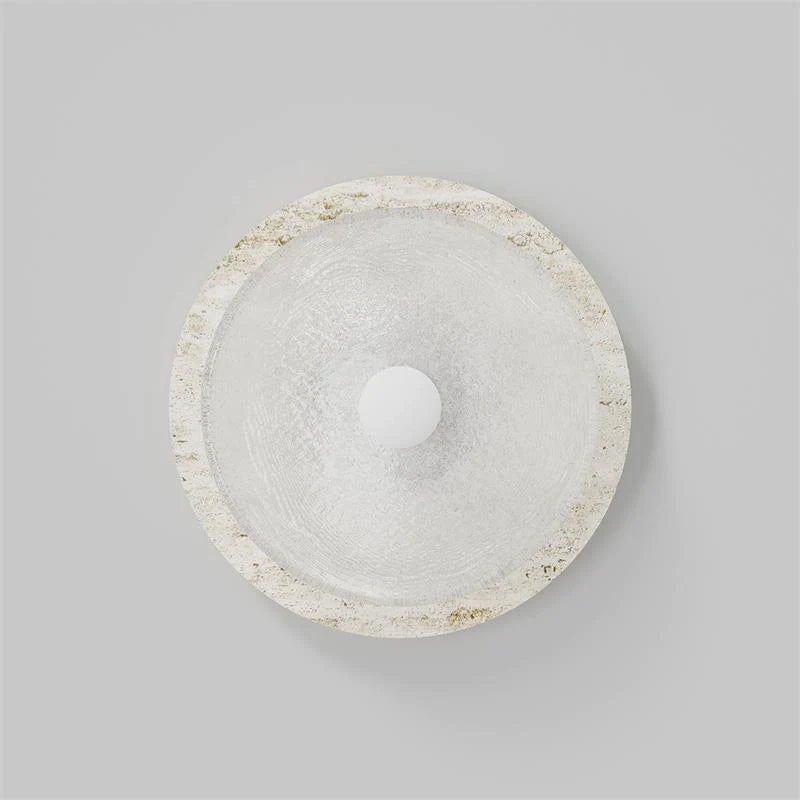Coral Travertine Wall Sconce