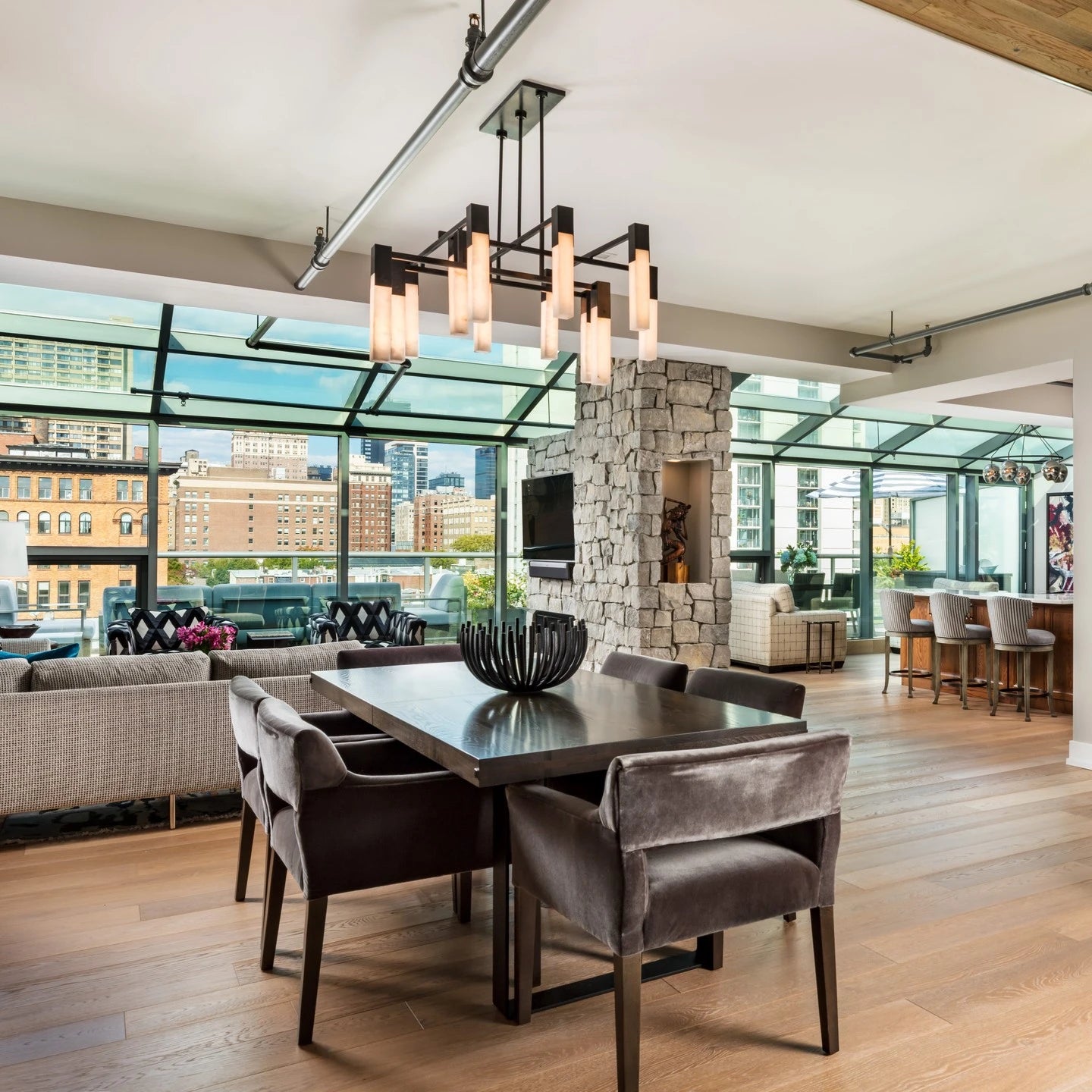 Covet Alabaster Chandelier