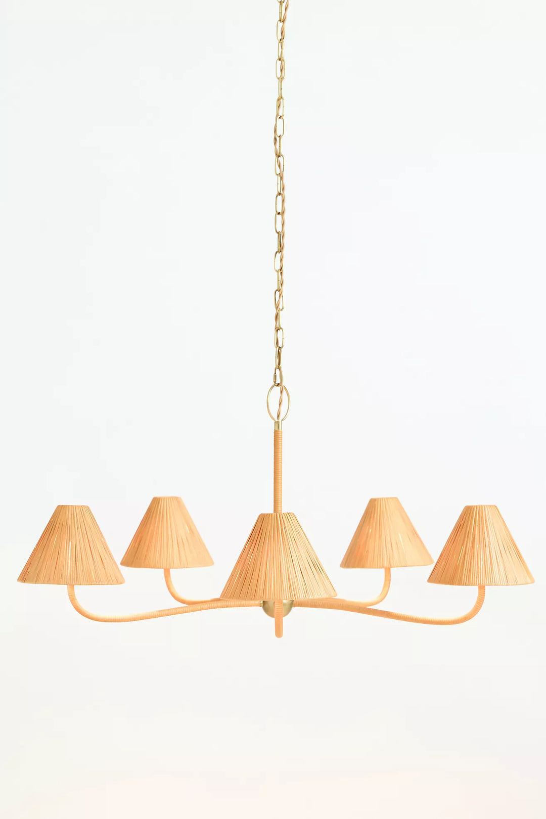 Delphine Rattan Chandelier