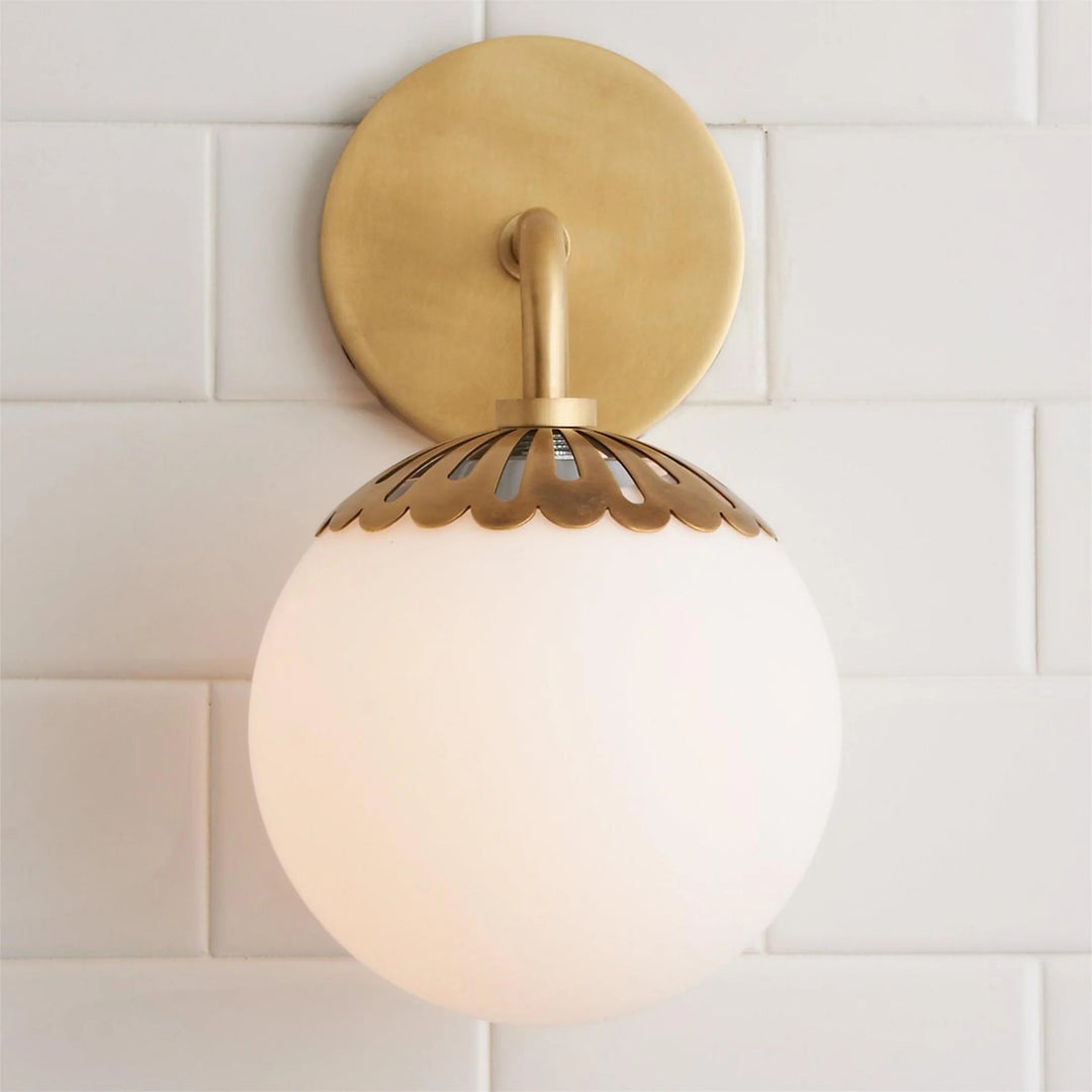 Dewdrop Globe Sconce