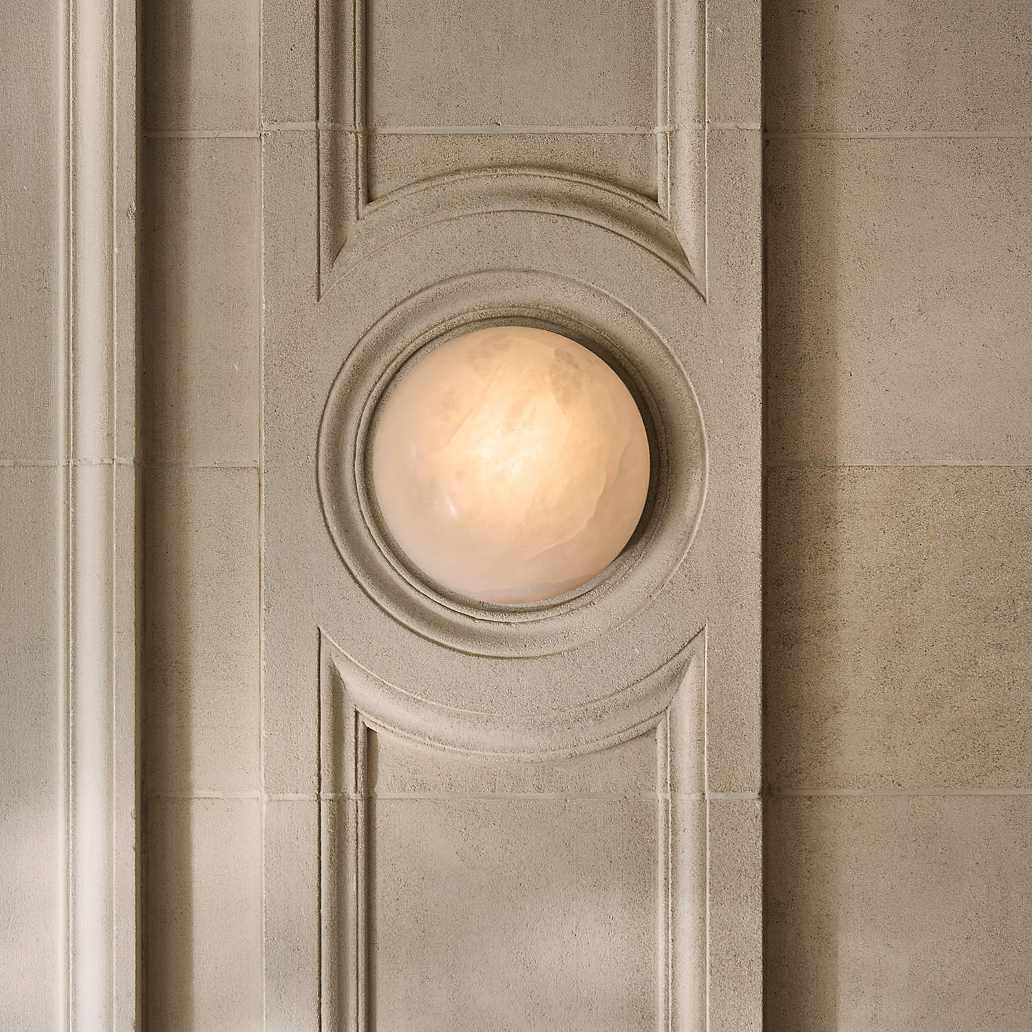 EMI Alabaster Wall Sconce