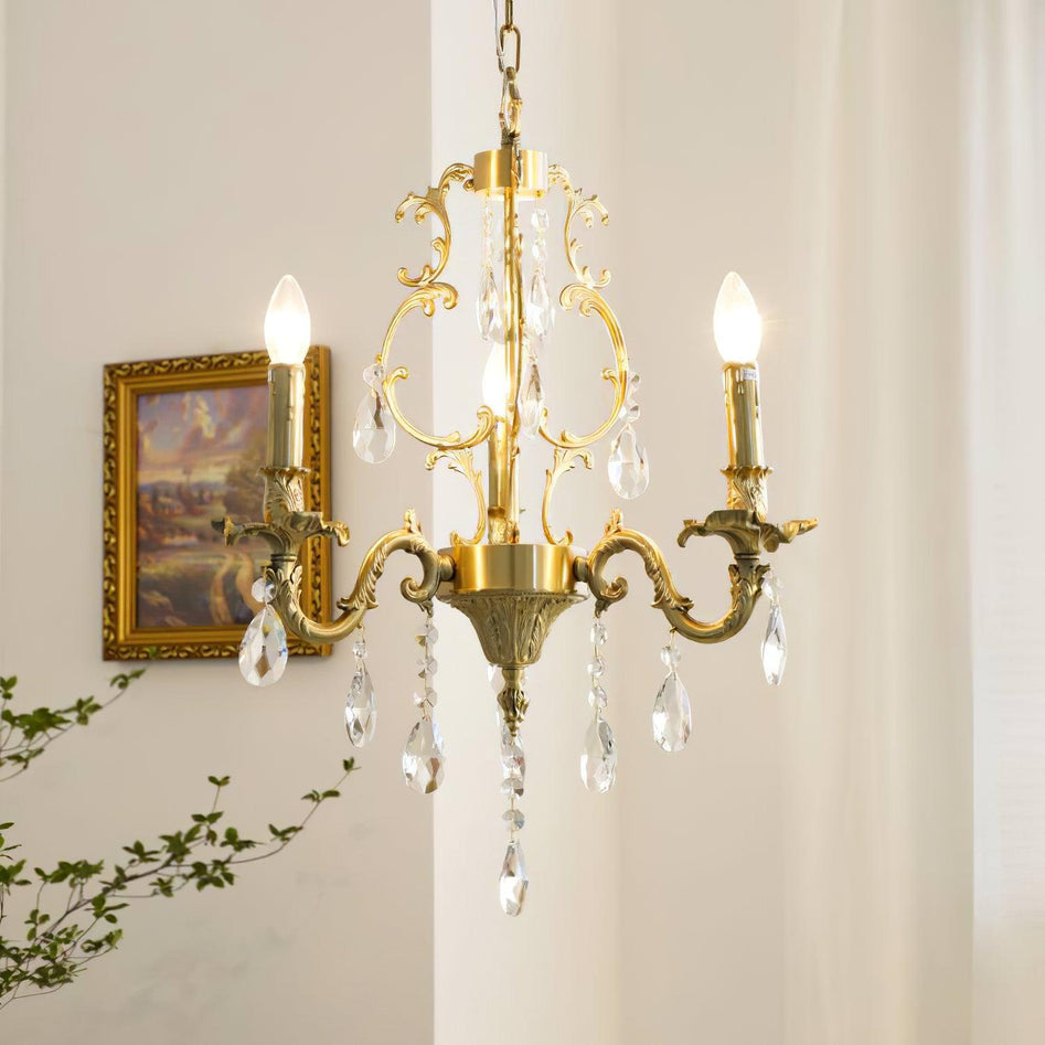 Faupel Crystal Vintage Chandelier
