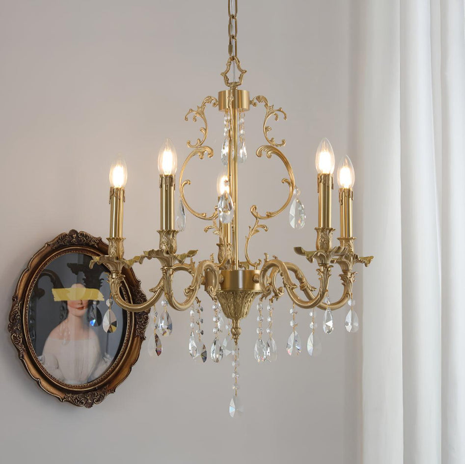 Faupel Crystal Vintage Chandelier