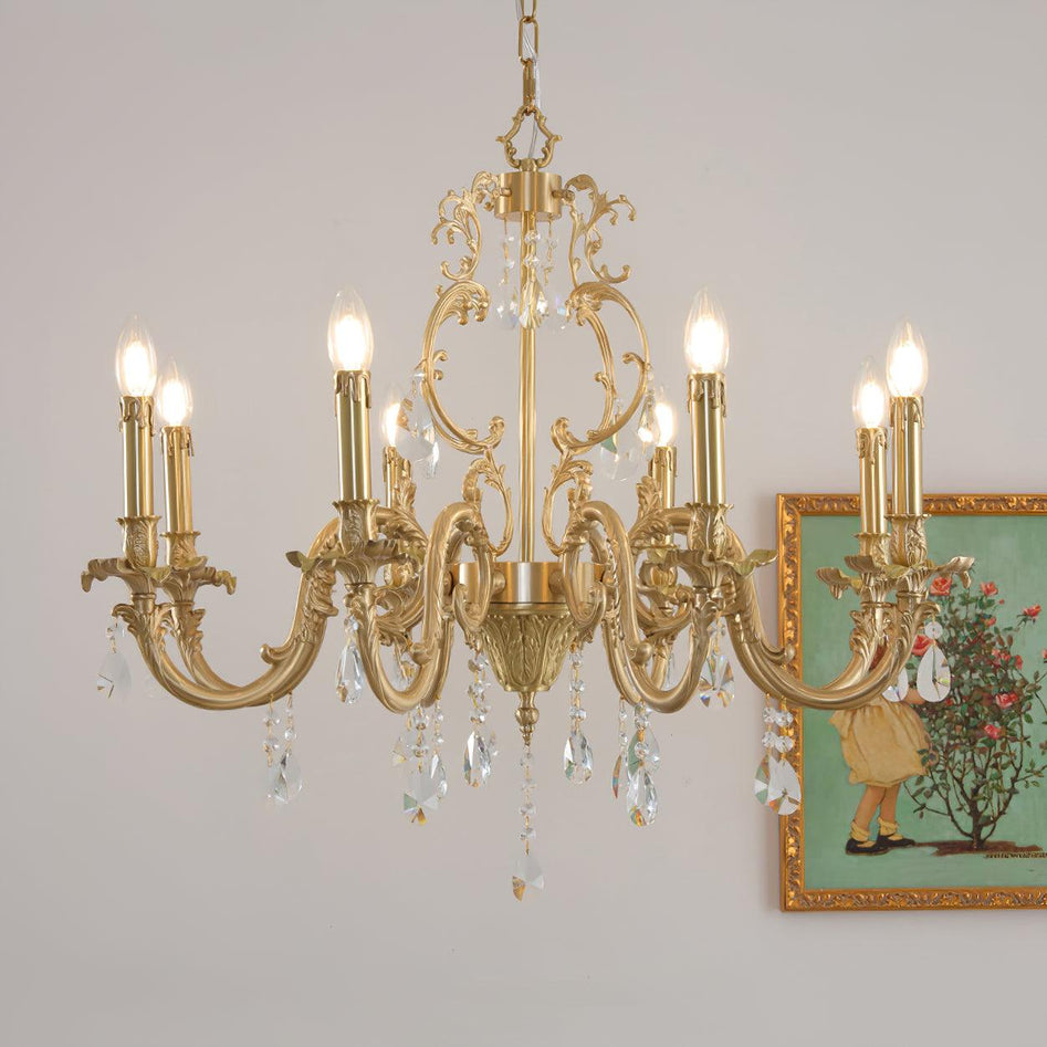 Faupel Crystal Vintage Chandelier