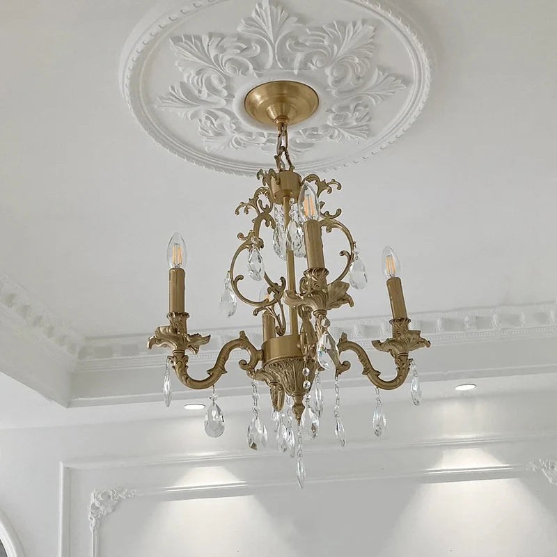 Faupel Crystal Vintage Chandelier