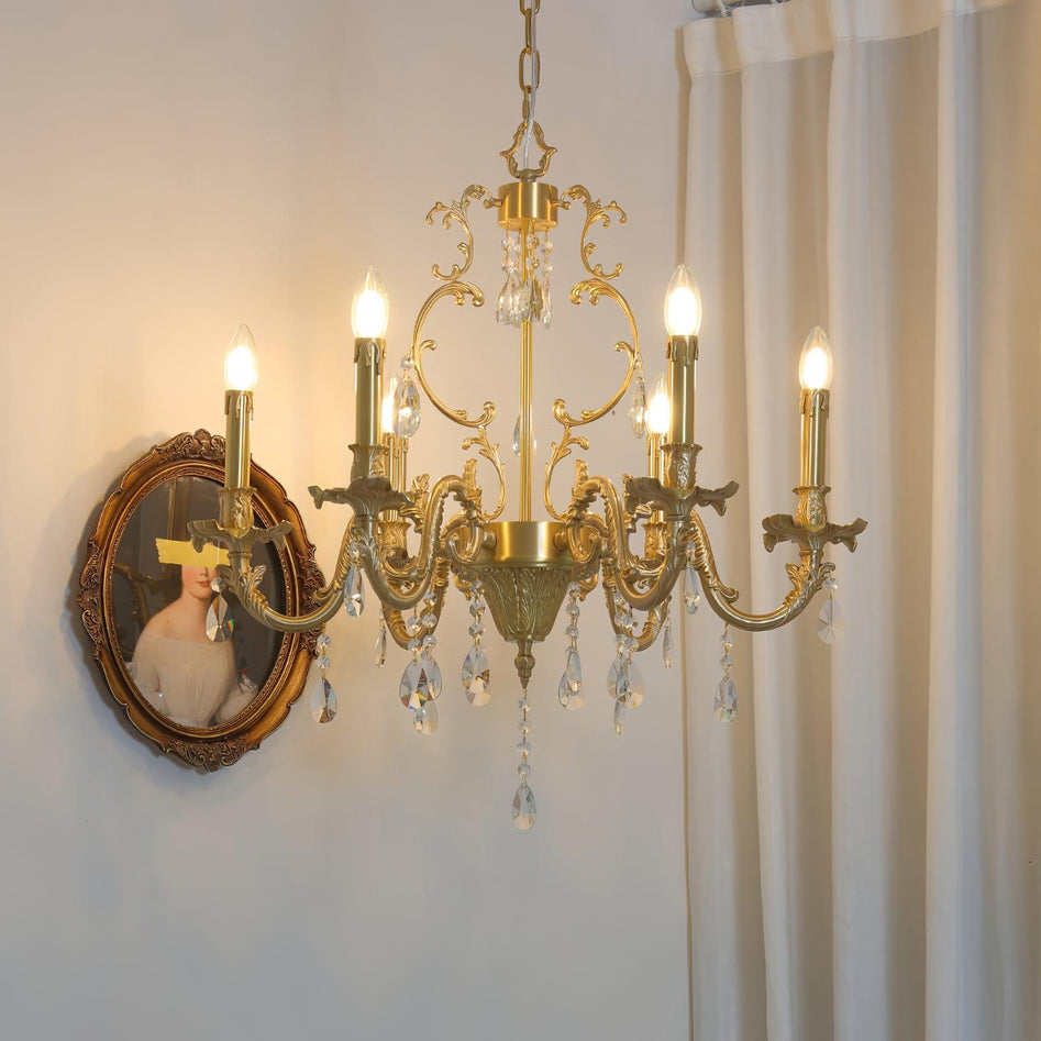 Faupel Crystal Vintage Chandelier