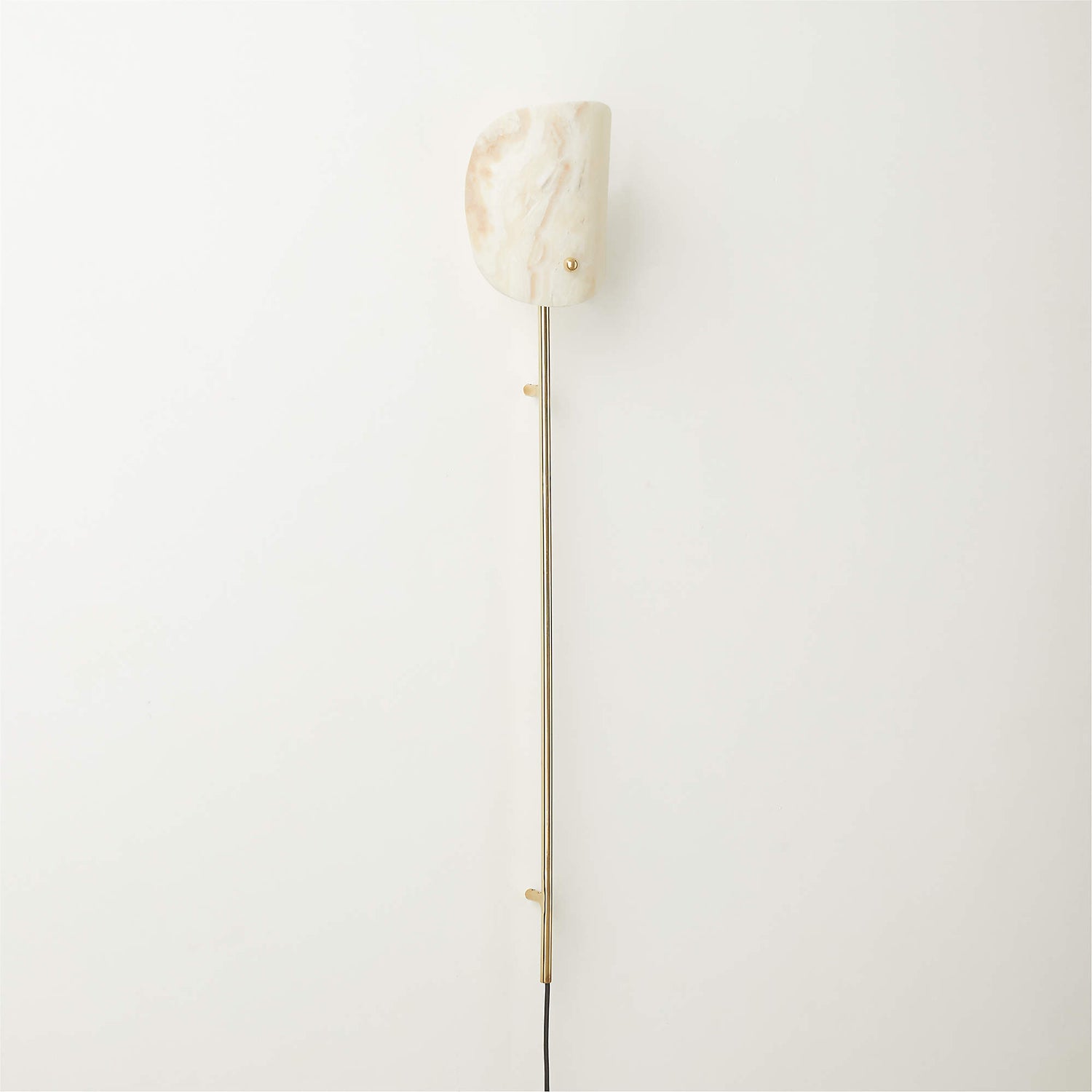 Fold Onyx Plug-In Wall Sconce