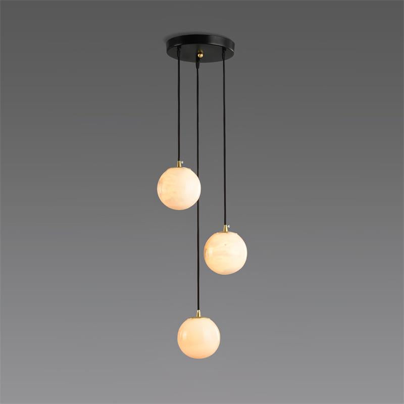 Globes Alabaster Suspension Light