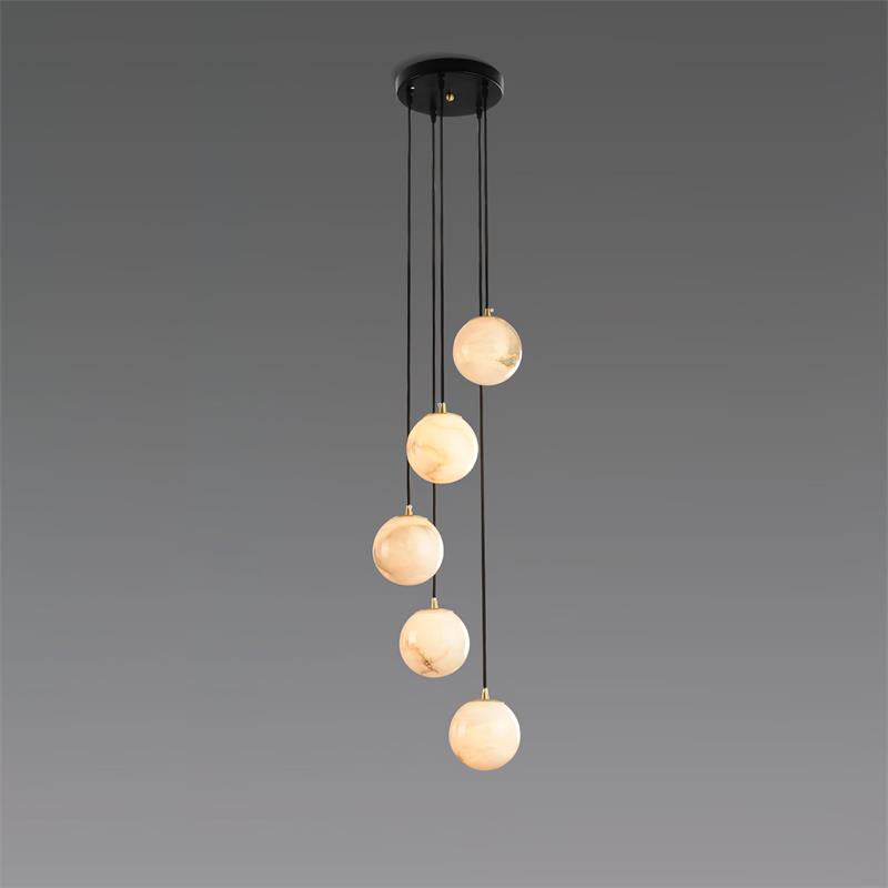Globes Alabaster Suspension Light