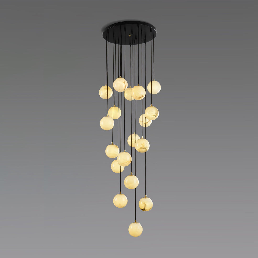 Globes Alabaster Suspension Light