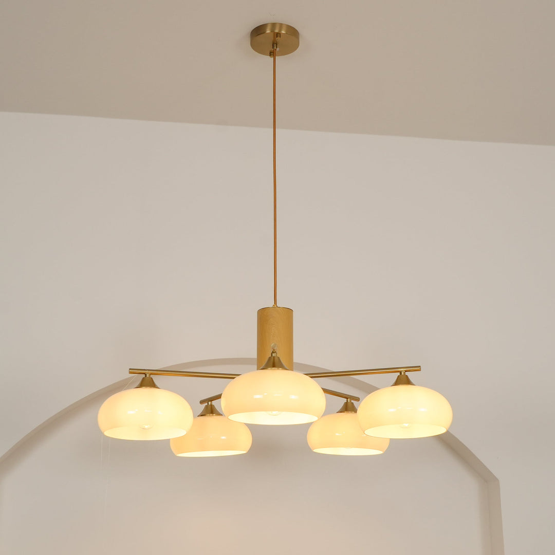 Glorious Persimmon Chandelier