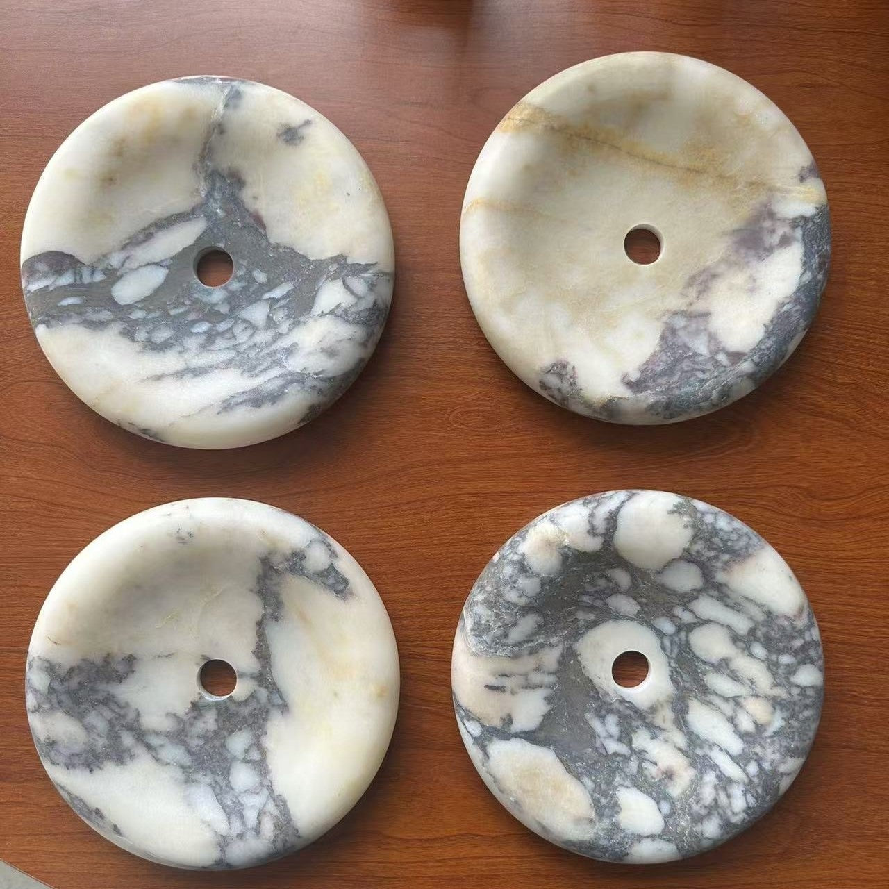 Calacatta Viola Marble Bowl Sconce