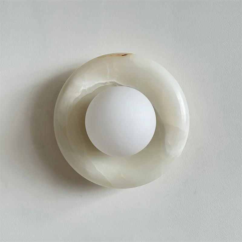 Gravure Onyx Sconce