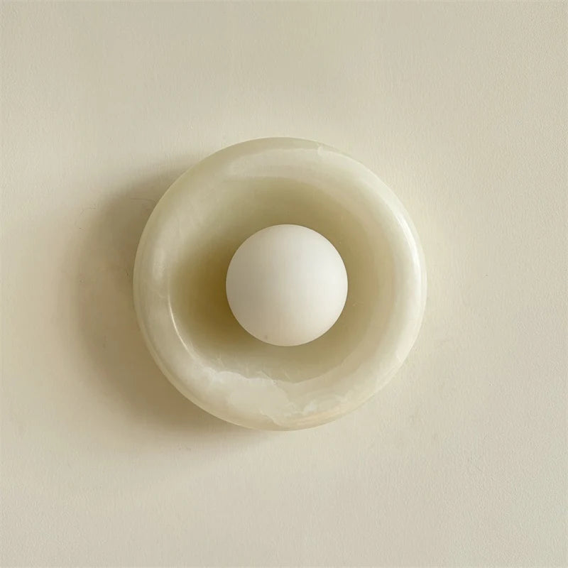 Gravure Onyx Sconce