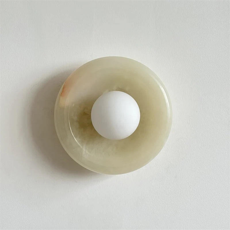Gravure Onyx Sconce