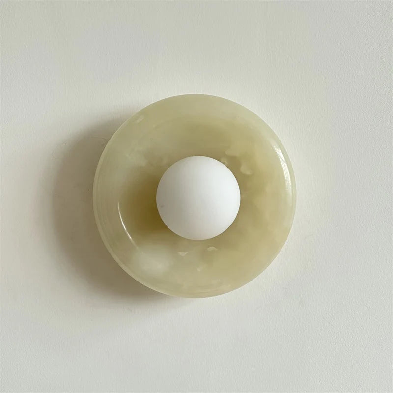 Gravure Onyx Sconce