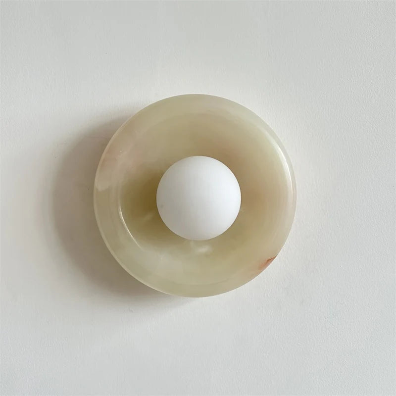 Gravure Onyx Sconce