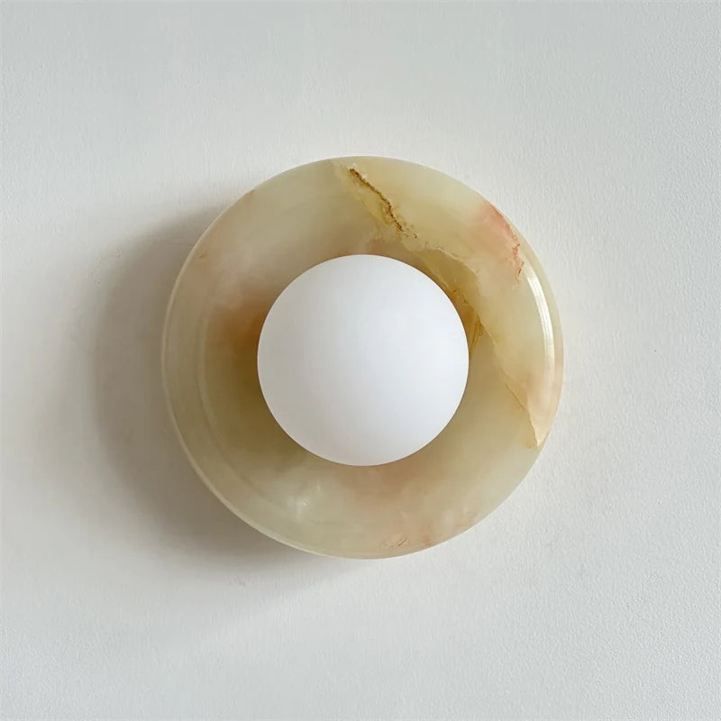 Gravure Onyx Sconce