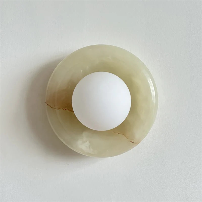 Gravure Onyx Sconce