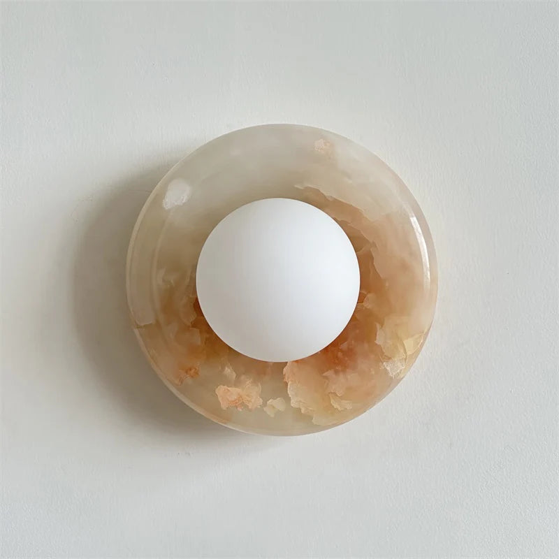 Gravure Onyx Sconce