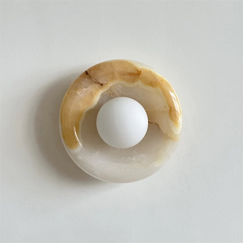 Gravure Onyx Sconce