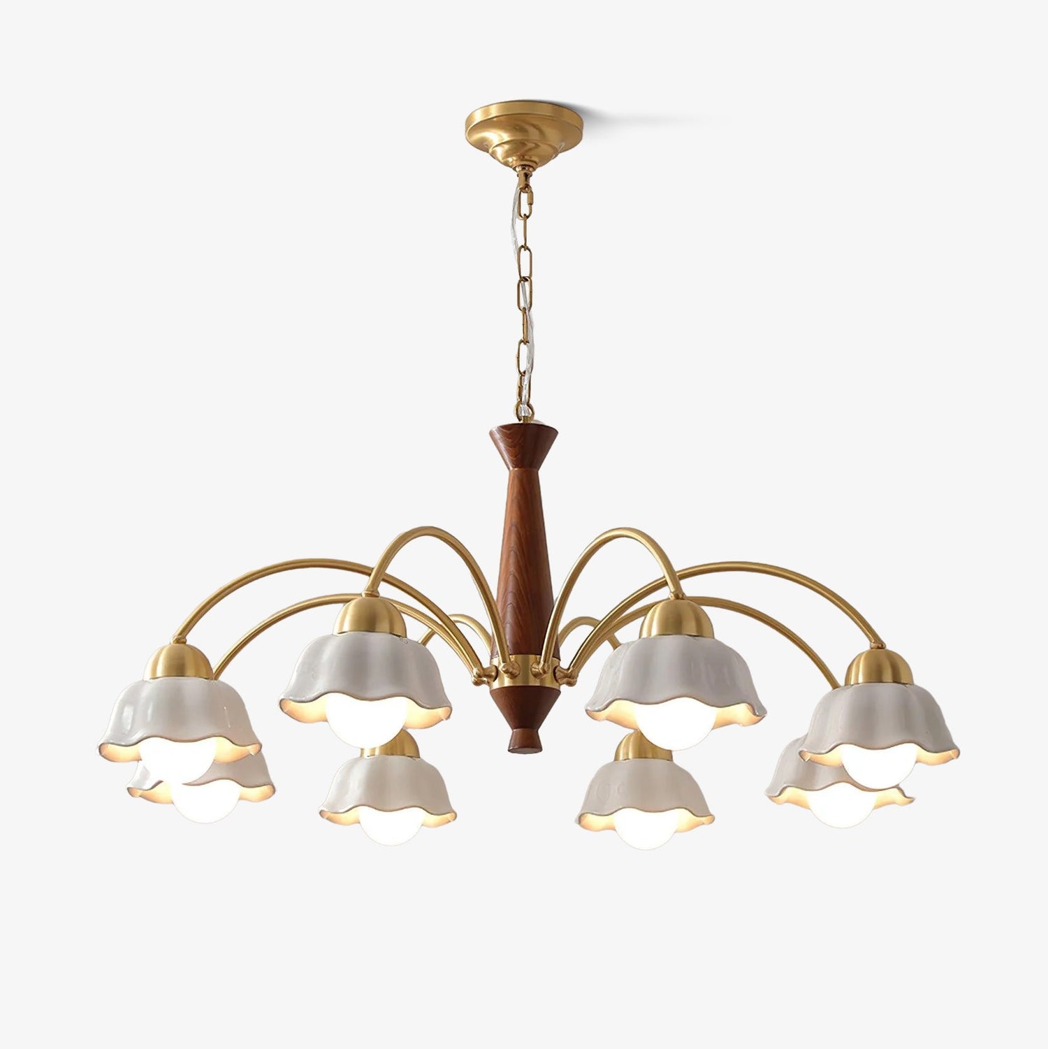 Ideue Modern Brass Chandelier