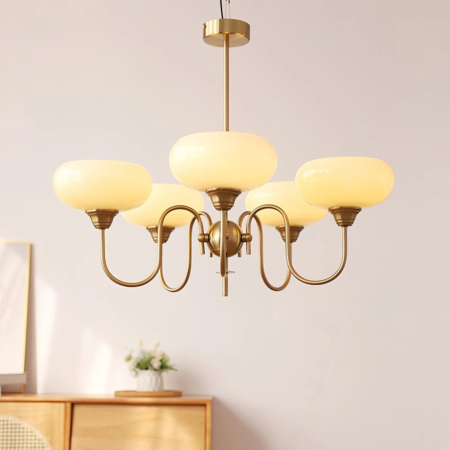 Ileana Persimmon Chandelier
