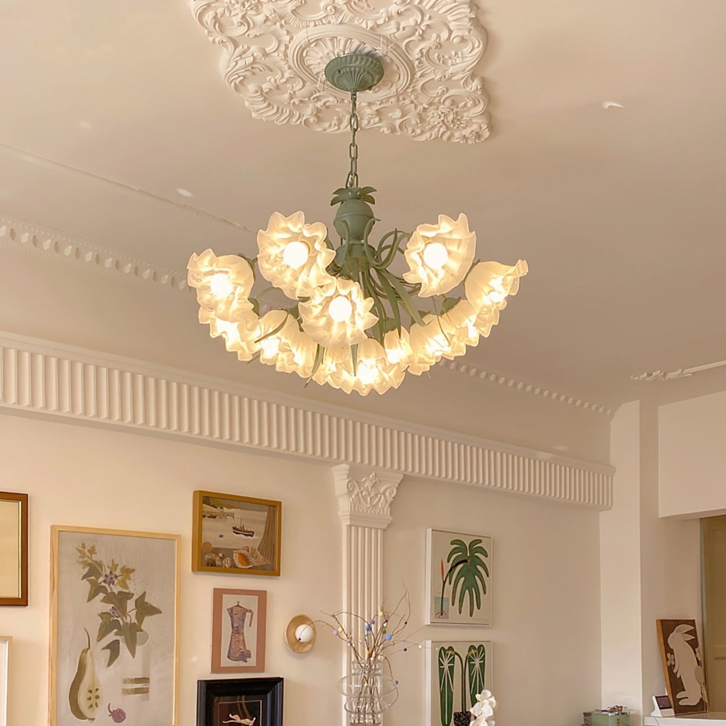 Lily of the Valley Chandelier